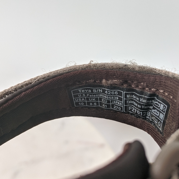 SOLD TEVA Tirra Brown Strappy Hiking Sandals - Picture 5 of 11